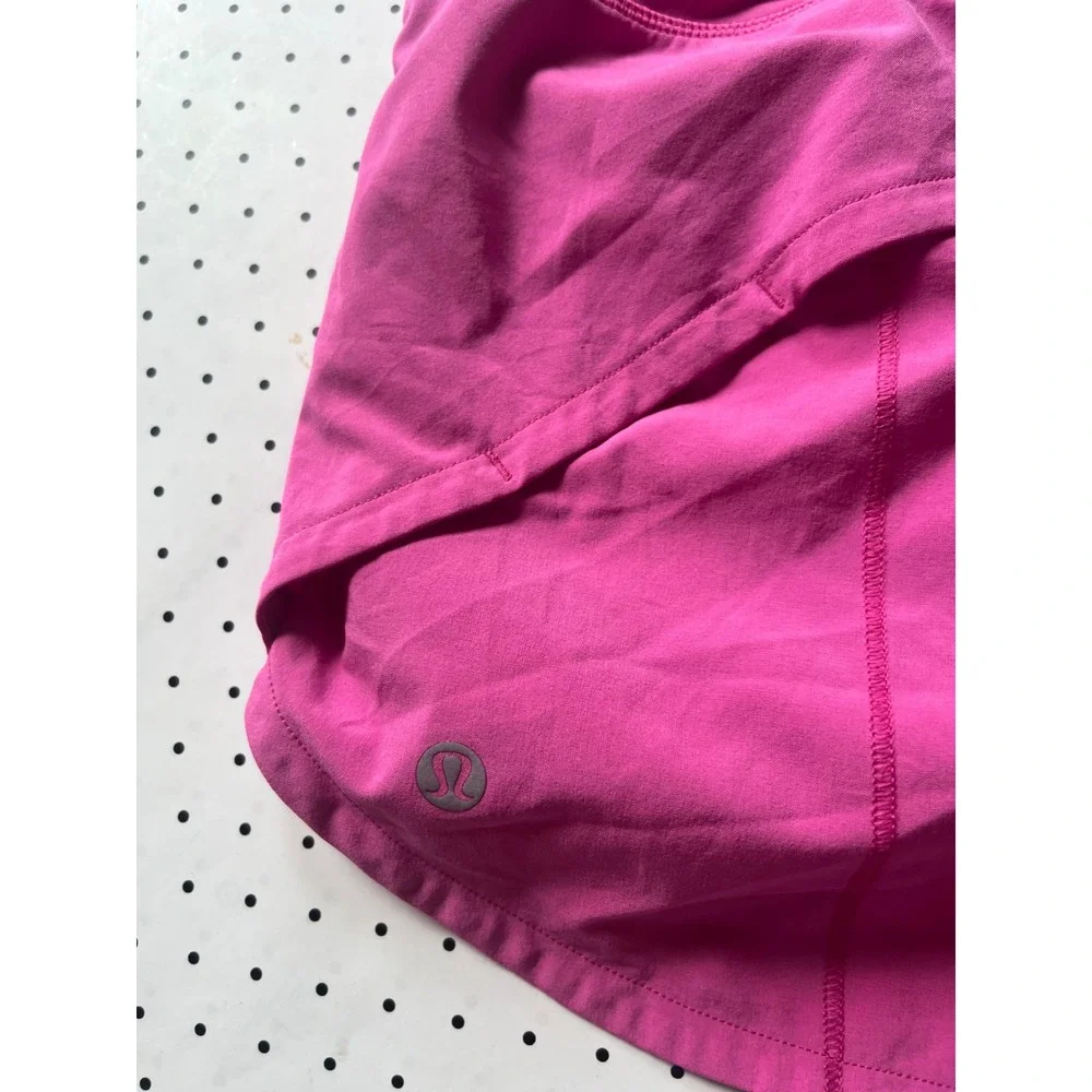 Lululemon Speed Up Running Skort Womens 6 Pink Athletic Tennis Golf Skirt Shorts